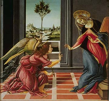 'The Annunciation' - Botticelli