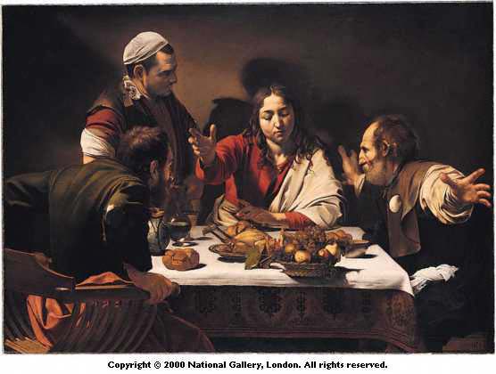 Caravaggio's 'The Meal at Emmaus'